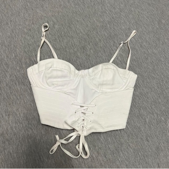 Zara Lace-Up Corset Top - Picture 1 of 2